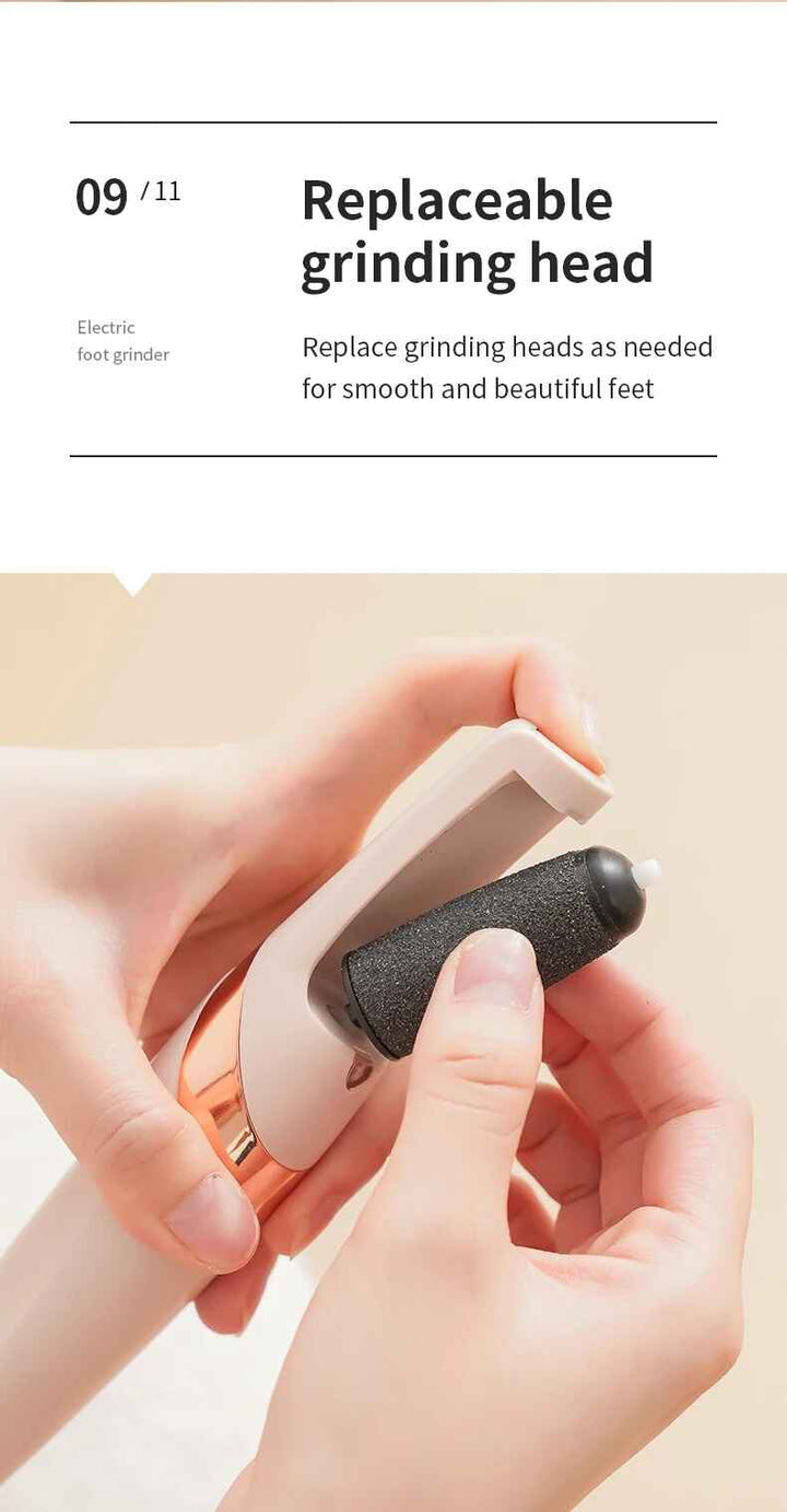 Rechargeable Automatic Foot Grinder Electric – Pedicure Callus & Dead Skin Remover