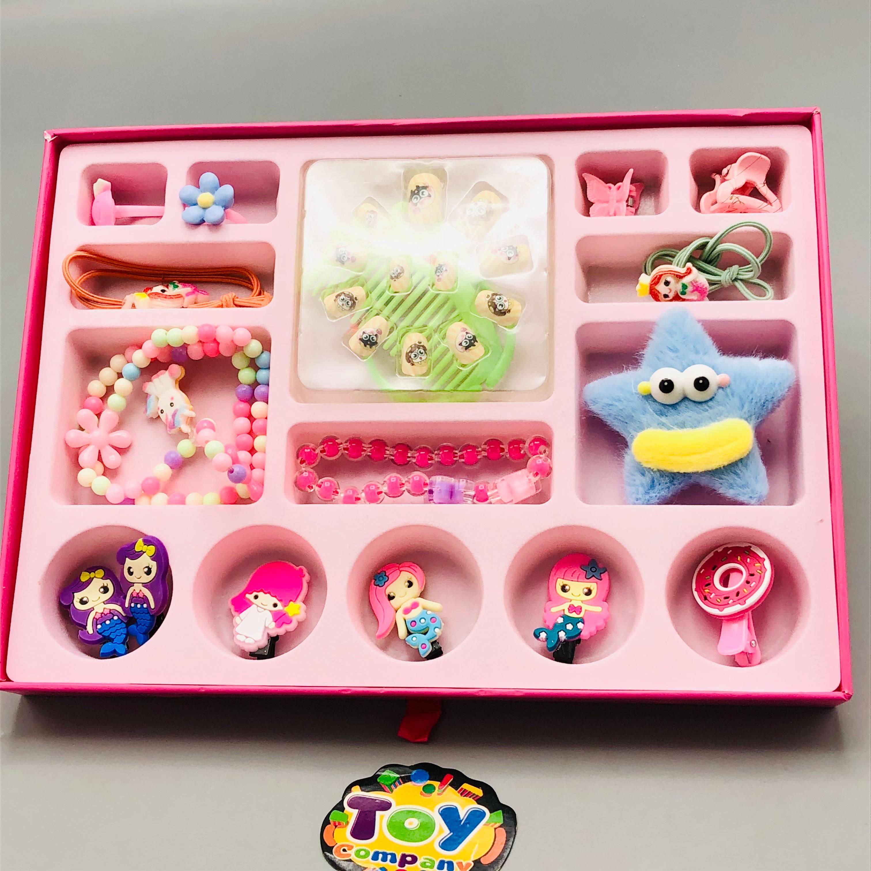 51Pcs Magical Luxury Makeup & Jewellery Set