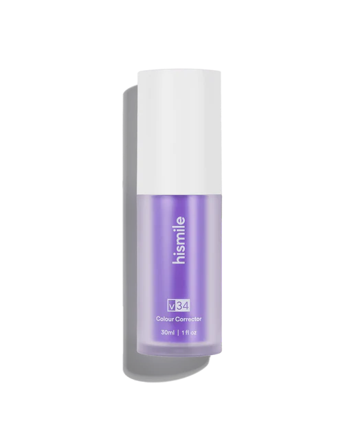 V34 Colour Corrector Serum for Teeth Whitening – Purple Tooth Stain Remover & Brightening Treatment